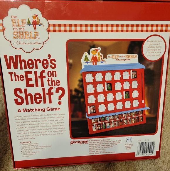 Where's The Elf On The Shelf Matching Game - Picture 3 of 7